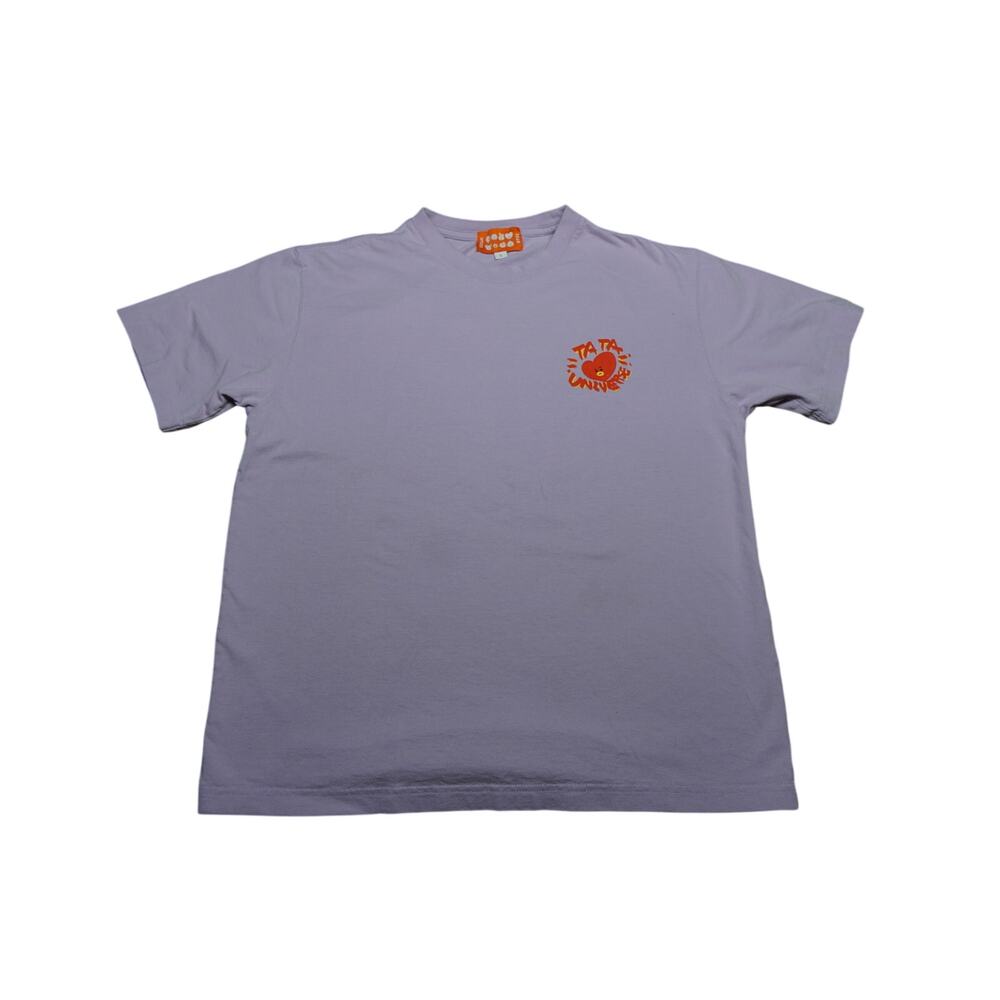 BT21 TATA UTOPIA T-Shirt Light Purple L Size Used Japan